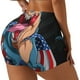 thumbnail image 1 of Fotbe Blue Dinosaur Shorts Sin Costuras – Shorts Deportivos de Cintura Alta para Mujer, Elásticos para Gimnasio, Yoga, Running o Ciclismo-Large, 1 of 8