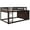 Espresso, variant on Bellemave Twin Over Twin Bunk Bed with Storage, Wood Low Bunk Bed with 4 Drawers and 3 Shelves, Twin Floor Bunk Bed Frame for Teens- Gray