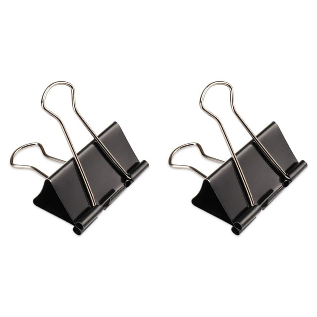 YWIYIUD 2PCS Durable Large BinderClips for Paper and Pictures Purpose Foldback Portable Paper ClampsClips Suitable for School Workplace and Home Project