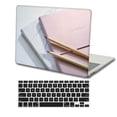 thumbnail image 1 of KSK KAISHEK Only for MacBook Pro 14 inchs Case 2023 - 2021 Released Model A2779 M2 & A2442 M1, Plastic Hard Shell + Black Keyboard Cover, Pink series 0365, 1 of 5