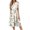 Khaki ##5, variant on bbyeadc Women's Spring Dresses 2025 Boho Short Sleeve Round Neck Midi Dresses with Side Pocket Casual Loose A Line Dress Beach Floral Print Sundresses, Beige S