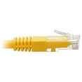 thumbnail image 3 of Tripp Lite 10ft Cat6 Gigabit Molded Patch Cable (RJ45 M/M), Yellow, 3 of 6