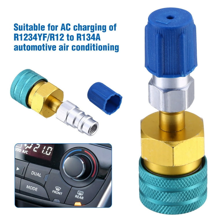 R1234yf to R134a Quick Coupler Adapter Fits Car A/C High Low Side