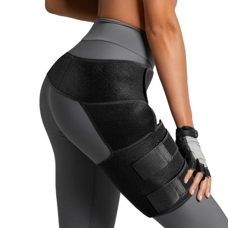 

WREA Men Women Hip Brace Thigh Hamstring Compression Support Wrap