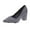 Grey, variant on Women's Suede Pointed Toe Heel Pumps Comfort Work Dress High Heels