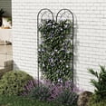 thumbnail image 5 of Riedhoff Metal Garden Trellis for Climbing Plants, 55.11“ x 11.81”, 2 Pack, Black, 5 of 7