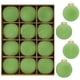 thumbnail image 4 of Adorno Navideño de Terciopelo Oscuro Flocado de 6 Cm para Árbol de Navidad, 12 Unidades, 4 of 6