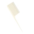 thumbnail image 1 of Soidarity Cepillo para teñir el cabello Cola de rata Cepillo de peluquería de plástico Cepillo portátil para peinar el cabello, Púrpura Cuidado del cabello Blanco, 1 of 6