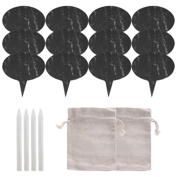Cheese Markers for Charcuterie Board, Set Of 18PCS Cheese Labels Sign, Cheese Markers Set, Cheese Na Black