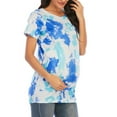 thumbnail image 3 of asdoklhq Maternity Clothes for Women,Maternity Pregnancy T-Shirt Tie-Dye Tops Blouse Casual Clothes, 3 of 8