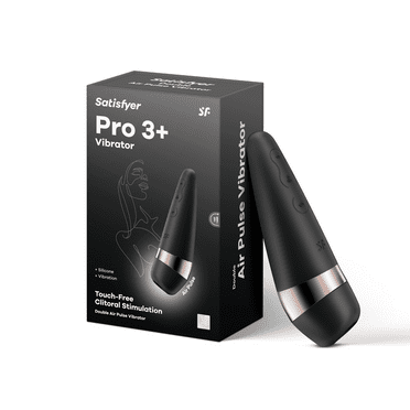 Satisfyer Pro 3  Air-Pulse Clitoris Stimulating Vibrator - Non-Contact Clitoral Sucking Pressure-Wave Technology & Vibration, Waterproof, Rechargeable