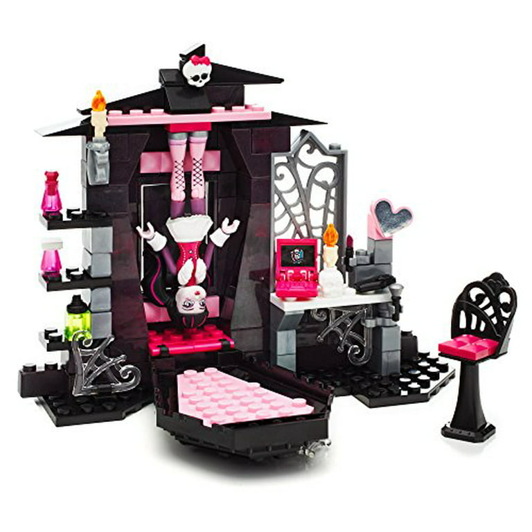 Redaktør jeg fandt det Beskrive Mega Bloks Monster High Draculaura's Vamptastic Room Building Set -  Walmart.com