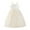 White, variant on Girls Daisy Mesh Dress Mid-Length Sleeveless Square Neck Toddler Tied Strap Layered Tulle Summer Beach Outfits