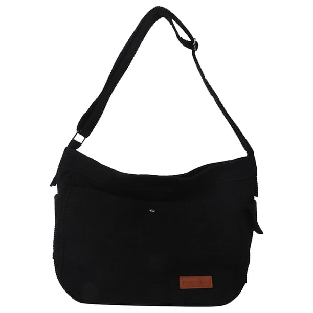 Bolso Tipo Cartera Informal para Mujer Bolso Citas Ocio para Mujer Gran Capacidad (negro)