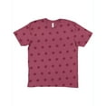 thumbnail image 1 of Star Print Tee, 2XL, Burgundy Star, 1 of 1