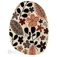 thumbnail image 4 of Oval Area Rug, Beige Carpet 12X12, Bedroom, Hallway, Handmade Woolen Rugs, Floral Design, 4 of 6