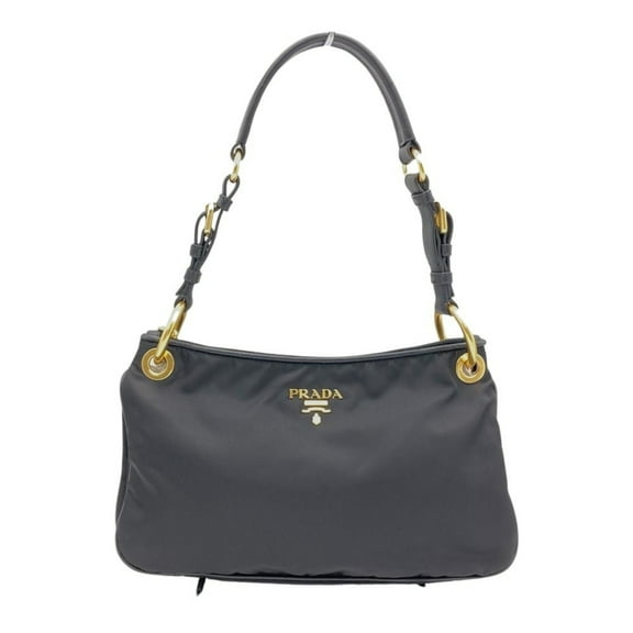 Pre-Owned PRADA Shoulder Bag Nylon BR4894 Black Women's (Good)