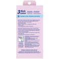 thumbnail image 3 of Equate Women's 3 Blade Razor with 2 Cartridges, 3 of 3