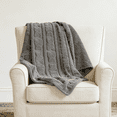 thumbnail image 2 of CREVENT Soft Plush Boys Tan 3D Bear Sherpa Baby Receiving Blanket, 2 of 6