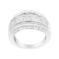 thumbnail image 3 of 10kt White Gold 1 Carat TDW Diamond Modern Band Ring (I-J,I1-I2), 3 of 7