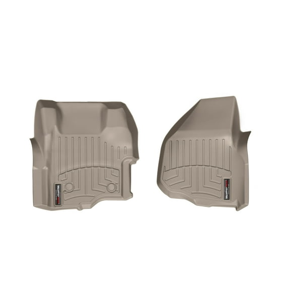 WeatherTech Custom Fit FloorLiners compatible with 2012-2012 Ford Super Duty - 1st Row (Driver & Passenger), Tan