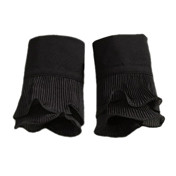 Mangas Falsas Para Mujer Suéter Para Mujer Manguito De Encaje Decorativo Muñequera Negro Sunnimix Mangas falsas decoradas