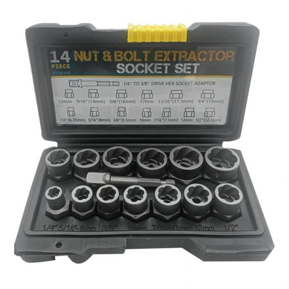 Nut Extractor Socket Screw Nut Extractor Remover Socket Tool Automotive Supplies