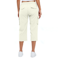 thumbnail image 5 of Mohiass Capri Pants for Women,Women's Pants Lightweight Hiking Cargo Pockets Casual Travel Cropped Cotton Pants with Pockets White S, 5 of 6