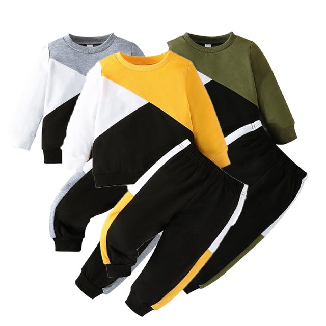 KYAIGUO Ensemble de Survêtement pour Garçons, 2 Pcs, Printemps, Automne, Décontracté, 9M-4Y