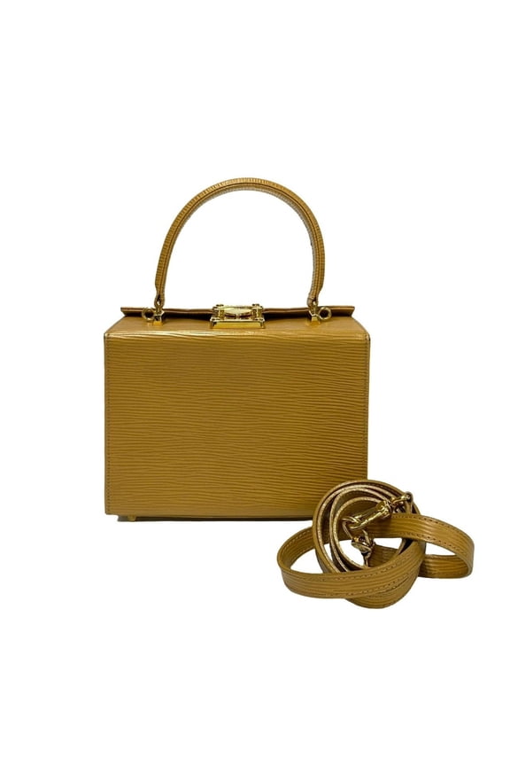 Pre-Owned FENDI logo hardware, Epi leather, genuine leather 2-way mini... (Good)