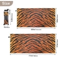 thumbnail image 3 of Coolnut Tiger Stripe Pattern Microfiber Beach Towel 60x30in,Oversized Lightweight Sand Free Towels Travel Swim Pool Yoga Gym Camping for Adults Women Men Beach Essentials Accessories, 3 of 6