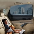 thumbnail image 4 of Car Sunshade Universal Magnetic Mesh Curtain Breathable Anti-direct Sun Auto Window Curtain Cover, 4 of 8