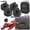 Black, variant on AUTOXBERT 4Pcs Sturdy Jack Support Block Polyethylene Pad Solid Adapter Rubber Jack Pad Rubber Pad for Chevrolet Corvette C5 C6 C7 GS Red
