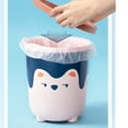 thumbnail image 4 of ZPSHYD Garbage Container Basket, PP Trash Can Wastebasket Recycle Bin Cute Bear Pattern Large Capacity for Bathroom Bedroom Kitchen(S-Pink), 4 of 6