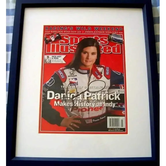 Danica Patrick autographed 2005 Sports Illustrated cover custom framed JSA