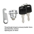 thumbnail image 2 of Cupboard Cabinet Cam Drawer 16mm Mailbox Lock + Keys For Door Tools & Home Improvement, 2 of 4