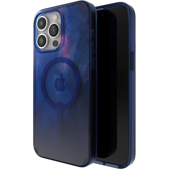 ZAGG Milan Snap iPhone 15 Pro Max Case - iPhone MagSafe Case with Drop Protection (13ft/4m) Durable Graphene Anti-Yellowing & Scratch-Resistant Wireless Charging MagSafe Case