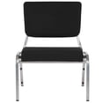 thumbnail image 5 of Bowery Hill Contemporary Reception Chair in Black and Silver, 5 of 5