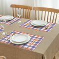 thumbnail image 2 of Napperons à Carreaux Rouges Été Pique-Nique BBQ Ensemble de Table Cuisine pour Thés Dîners Décorations-Ensemble de 4, 2 of 7