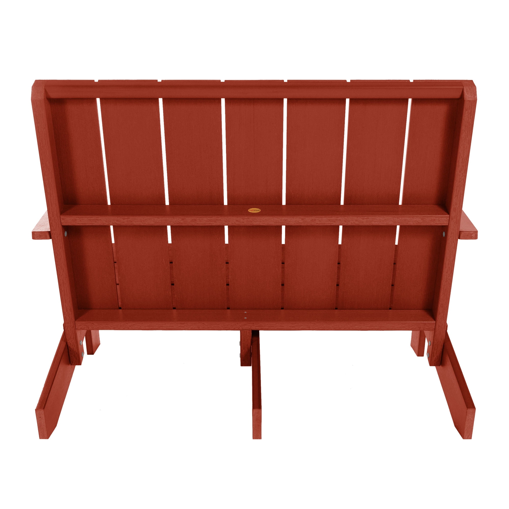 Highwood Double Wide Modern Adirondack Chair - Outdoor, Eco-friendly, Synthetic Wood