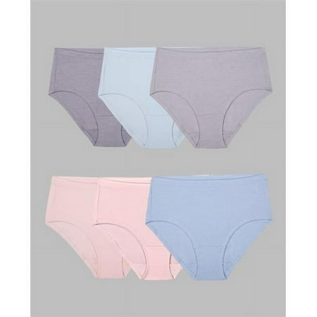 Ladies Beyondsoft Low Rise Panty Briefs  Assorted Color - Size 5 - Pack of 6