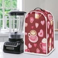 thumbnail image 5 of HELLHERO Heart-Shaped Coffee Pattern Design Stylish Blender Dust Cover with Protective Polyester Coffee Machine Dust Cover, 5 of 6