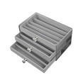 thumbnail image 2 of OEFNTAC Drawer Multifunctional Dustproofs Jewelry Sense Box Simples Display Premiums Jewelry Box Organizer, 2 of 6