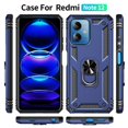 thumbnail image 5 of Funda de teléfono para Xiaomi Poco X5 5G y Redmi Note 12 5G (Global) de Uso Rudo Shockproof + Cristal 9D, 5 of 5