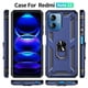 thumbnail image 5 of Funda de teléfono para Xiaomi Poco X5 5G y Redmi Note 12 5G (Global) de Uso Rudo Shockproof + Cristal 9D, 5 of 5