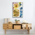 thumbnail image 6 of Flower Power I Framed Premium Gallery Wrapped Canvas - Ready to Hang - 27 x 41 - White Floating Frame, 6 of 9