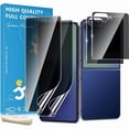 thumbnail image 1 of ccwonima 4 Pack for Samsung Galaxy Z Flip 7 Privacy Screen Protector, 2 Pac Inside Anti-Spy Soft Film + 2 Pac Front Anti-Spy Glass, Case Friendly, Privacy Screen Protector for Galaxy Z Flip 7 5G, 1 of 1
