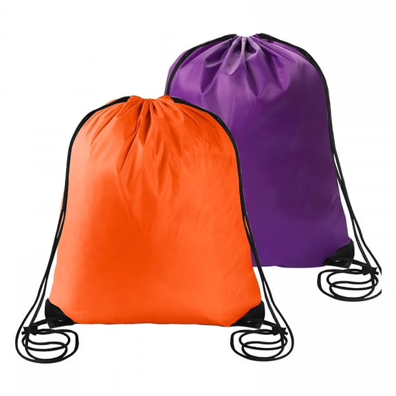 GASTROPOD 2026 New Set of 2 Drawstring Bags Pe Bags Drawstring Gym Bag Fluorescent Green Draw String Bags Drawstring Backpack for Sports,Gym,Travel,Swimming,Beach for Women Men