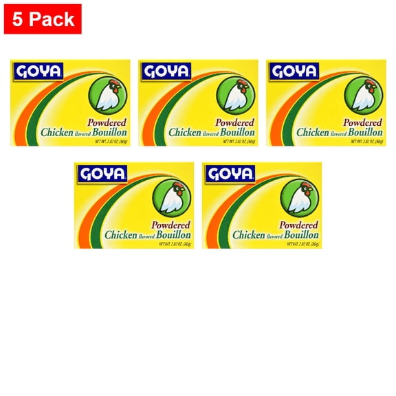 Goya Chicken Bouillon 2.82 oz - 5 Pack