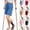 Blue, variant on Womens Mens Tear Away Shorts Side Split Easy Full Open Post Surgery Adaptive Lounge Short Loose Fit Casual Recovery Hip Knee Ankle Magic Tape Shorts with Pockets Khaki